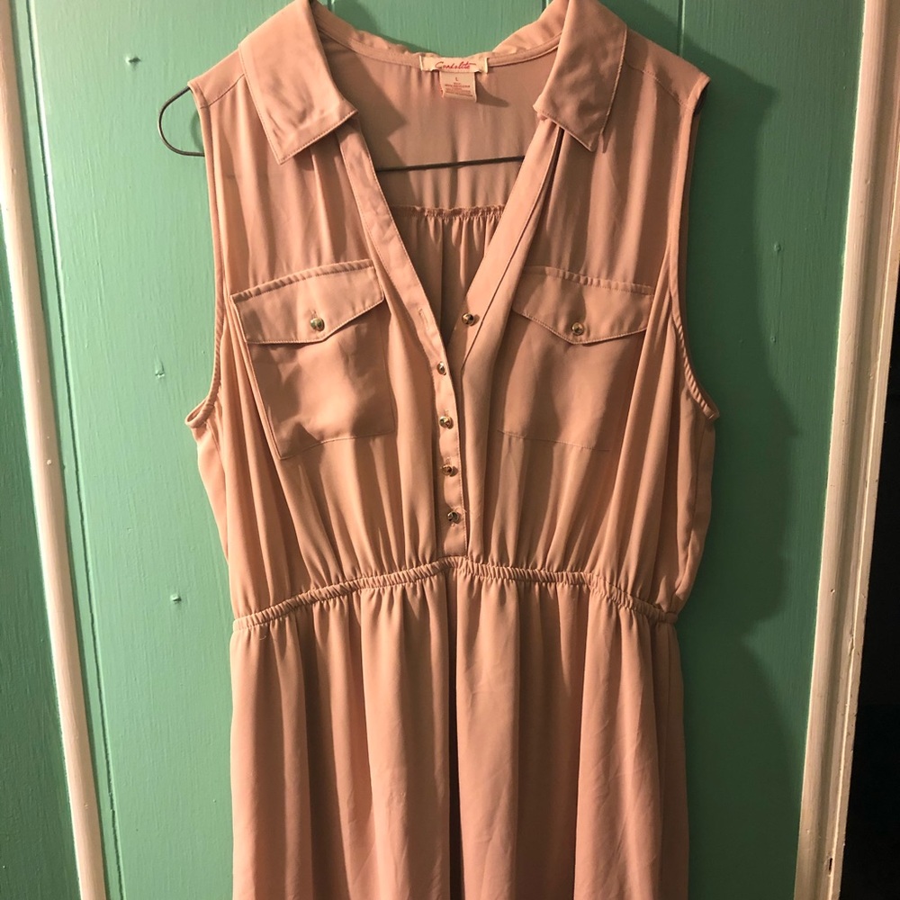 Collared button dress